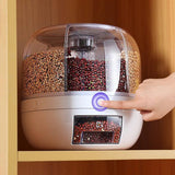 Armazenador rotativo 360 graus de cereal e grãos - Portes Store